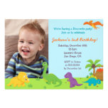 Dinosaur Birthday Party Invitaions Cards