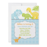 Dinosaur Birthday Party Invitation