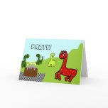 Dinosaur Birthday Party Invitation cards