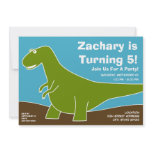 Dinosaur Birthday Party Theme invitations