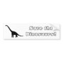 Dinosaur Brontosaurus Black and White