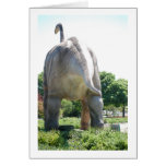 Dinosaur Brontosaurus Greeting Card