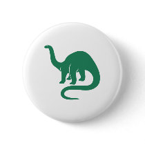 Dinosaur Button Green