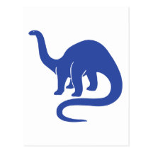 Dinosaur Card - Blue Post Cards
