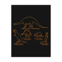 Dinosaur Classification postcards