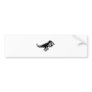 Dinosaur Eating Jesus Fish Bumper Sticker