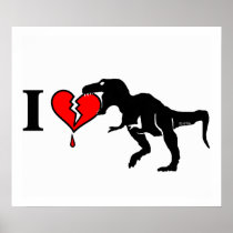 Dinosaur eats heart