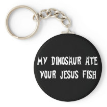 Dinosaur Eats Jesus Fish