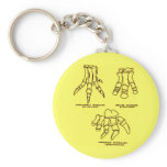 Dinosaur Foot Bones keychains
