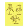 Dinosaur Foot Bones Post Cards