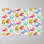 Dinosaur Kids Wall Mural Poster baby Nursery posters