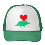 Dinosaur Love Heart Triceratops Cap Hat