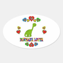 Dinosaur Lover Stickers
