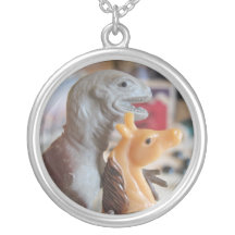 Dinosaur Loves Pony Necklace