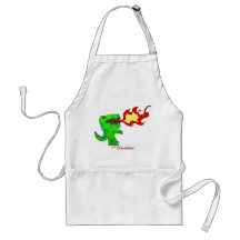 Dinosaur or Dragon by Jessica Jimerson - 2 Aprons