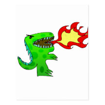 Dinosaur or Dragon by Jessica Jimerson - 2 Postcard