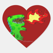 Dinosaur or Dragon by Jessica Jimerson - 2 Stickers