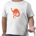 Dinosaur -  Orange t-shirts