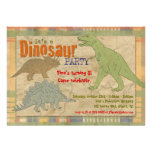 Dinosaur Party Invitation - Personalised