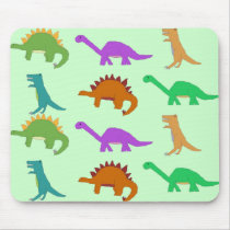 Dinosaur pattern mousepad