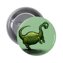Dinosaur Pinback Button