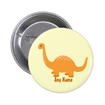 Dinosaur Print Button