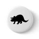 Dinosaur - Triceratops Button