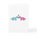 Dinosaur Valentine's Day Card