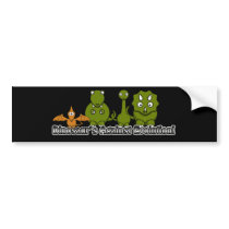 Dinosaurs Against Evolution Bumper Stickers