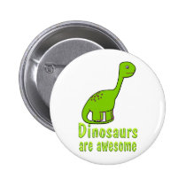 Dinosaurs are Awesome buttons