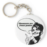 Dinosaurs are Jesus ponies keychains