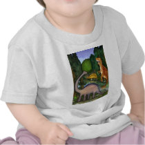 Dinosaurs at Creek T Shirt