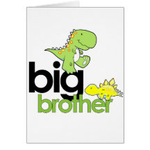 dinosaurs big brother greeting cards