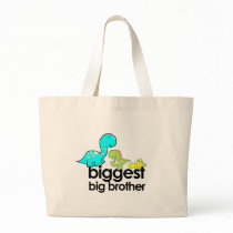 dinosaurs biggest big brother tote bag