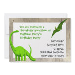 Dinosaurs Birthday Invitation