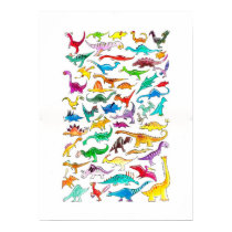 'Dinosaurs for beginners' Poster (Small - Large) posters