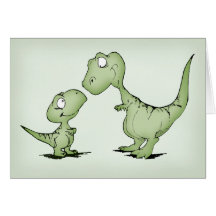 Dinosaurs Greeting Card