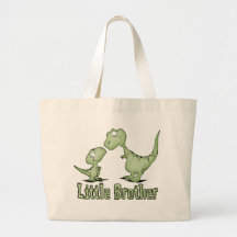 Dinosaurs Little Brother Canvas Bags