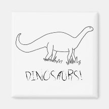 DINOSAURS! MAGNET