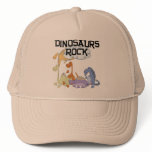 Dinosaurs Rock Tshirts and Gifts hats