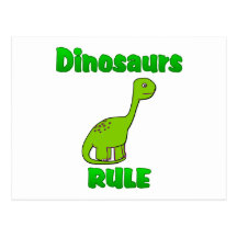 Dinosaurs Rule Post Cards