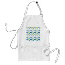 Dinosuar Designs Blue and Green Pattern Dino Gifts Aprons