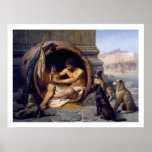 Diogenes & Dogs Poster Print by Gérôme