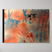 Diplomacy?    Poster (Graffiti Art by Donzy :D)