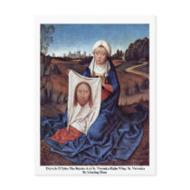 Diptych Of John The Baptist And St. Veronica Post Cards