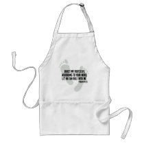 Direct My Footsteps According to Your Word Aprons