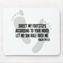 Direct My Footsteps According to Your Word Mouse Pad