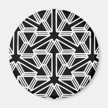 Directions - Geometric Art Fridge Magnet