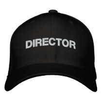 DIRECTOR EMBROIDERED BASEBALL CAP