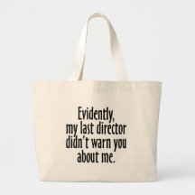 Director Warning Bags
